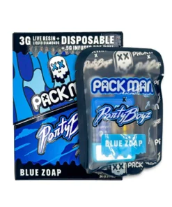Blue Zoap Packman x Party Boyz 3g Disposable