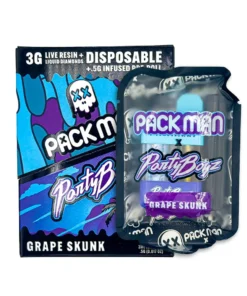 Grape Skunk Packman x Party Boyz 3G Disposable